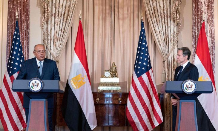 شكري: التعاون بين مصر وأمريكا أثمر تهدئة في غزة