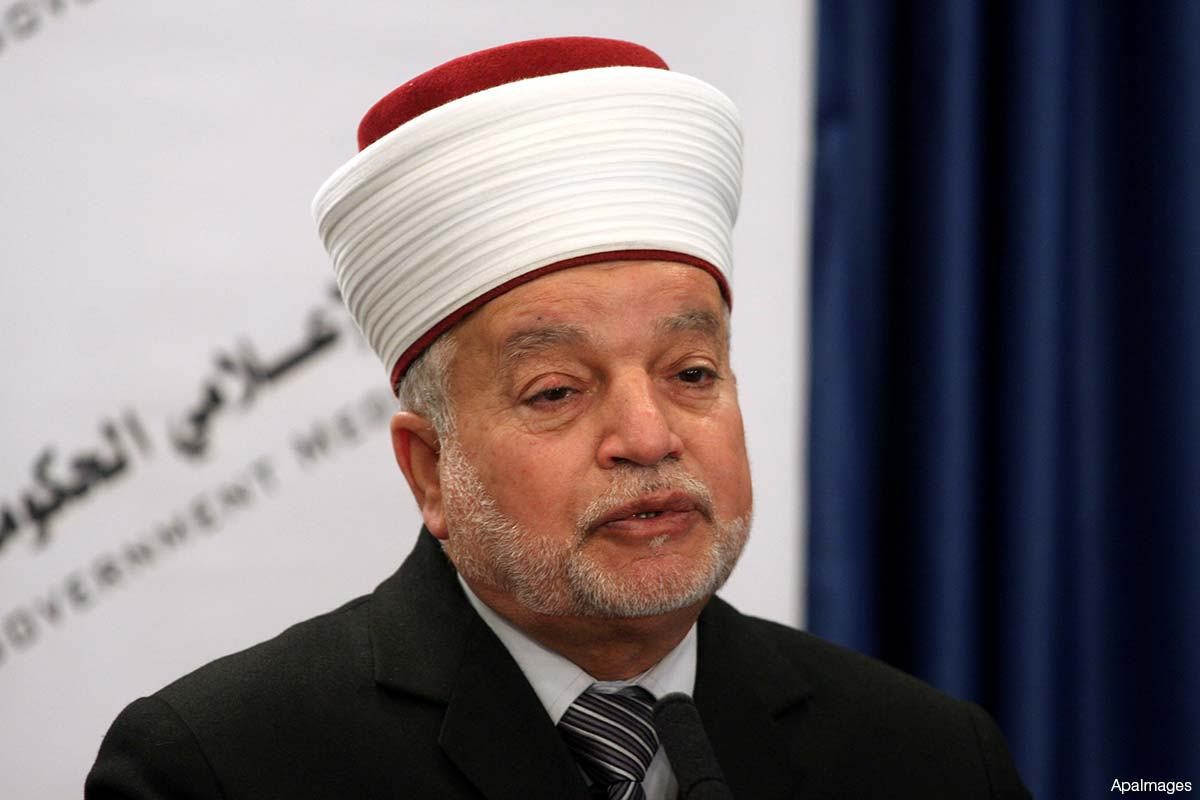 مفتي فلسطين: نحتاج موقف عربي و إسلامي لحماية المقدسات