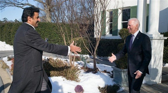 أمير قطر يلتقي بايدن غداً الاثنين